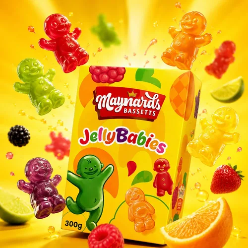 Miniatura 6 de Maynards Bassetts Jelly Babies - Caja de dulces (10.58 oz, 4 unidades)