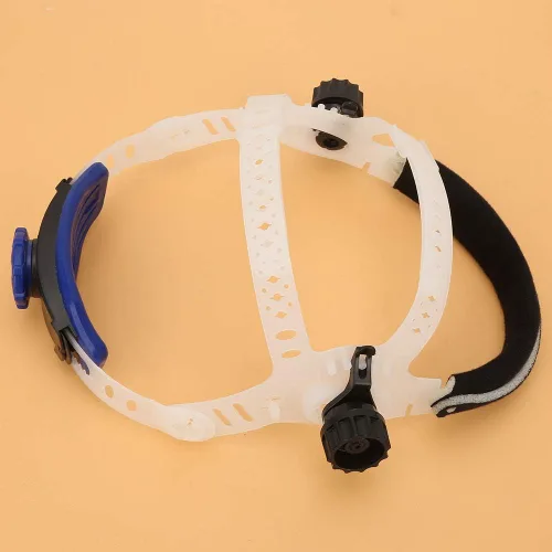 Miniatura 9 de Conjunto de casco de repuesto para la cabeza, casco de soldadura, diadema ajustable de ABS, diadema integrada para oscurecimiento solar automático