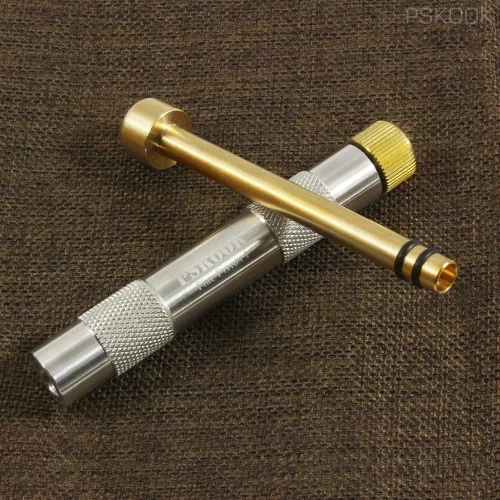 Miniatura 3 de PSKOOK Metal Fire Piston Educativo Campers/Supervivencia/Preppers Lección Científica