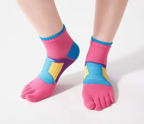 Miniatura 7 de HONOW Calcetines de algodón para correr de algodón para mujer (paquete de 56)