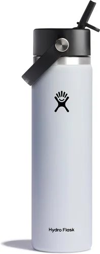 Miniatura 85 de Hydro Flask Botella de agua – Acero inoxidable aislado – Tapa flexible con popote de boca ancha, antiderrames, a prueba de fugas y recargable en 32