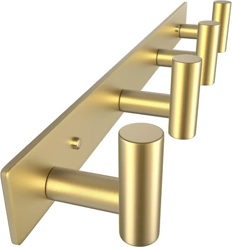 Miniatura 14 de VAEHOLD Ganchos de Pared para Abrigos Montados en Pared, Perchero con 6 Ganchos Dobles para Colgar Toalla Sombrero Abrigo Bata Bolsa Llave para Baño