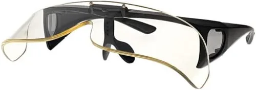 Gafas de seguridad contra radiación en marco ultraligero y ultrafino con lentes de protección de plomo 0.005 in Pb. Eq