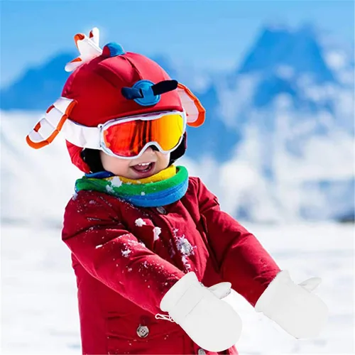 Miniatura 91 de Urban Virgin Guantes de invierno para bebés y niños pequeños, con forro polar, cálidos, impermeables, guantes de nieve para niños y niñas