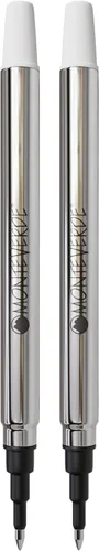 Monteverde USA Rollerball - Recambios para bolígrafos Sheaffer y Sailor, punta fina, negro, paquete de 2, flujo de tinta suave y confiable