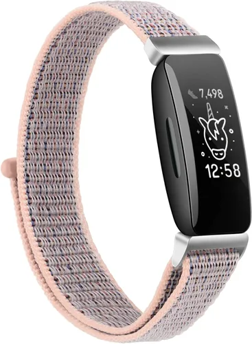 Miniatura 7 de Correas de nailon Ace 3 compatibles con Fitbit Ace 3 correas para niños y niñas, suave, agradable al tacto, transpirable, 3 bandas para reloj