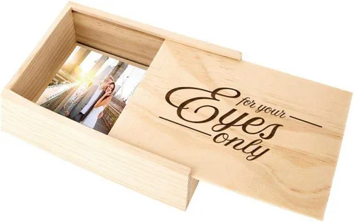 Miniatura 6 de Koyal Wholesale Caja de recuerdo grabada para álbum de fotos de boudoir solo para tus ojos, regalo de despedida de soltera para novia futura boda