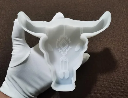 【300+ Diseños Opcionales】 Fuehbur Molde para Ambientador de Coche con Forma de Cuernos Largos de Toro, Molde de Silicona para Cuentas Aromáticas,