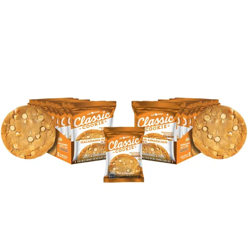 Miniatura 37 de Galletas Classic Cookie suaves horneadas con relleno de crema y galleta, hechas con chips de crema blanca Hershey's® Premier, 2 cajas, 16 galletas