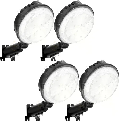 Miniatura 9 de toberich Paquete de 2 luces LED de granero, 150 W, 20000 lúmenes, luces de área de patio del atardecer al amanecer, iluminación al aire libre