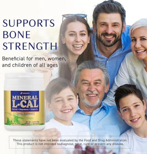 Miniatura 3 de Mineral L-Cal Calcio con vitamina D3, suministro para 4 meses, formato de bola soluble en agua con magnesio y minerales, suplemento de calcio