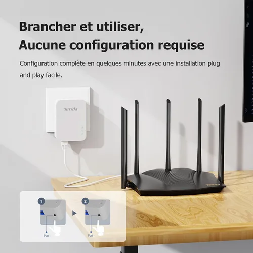Miniatura 5 de Powerline Set 1000Mbps Tenda AH3