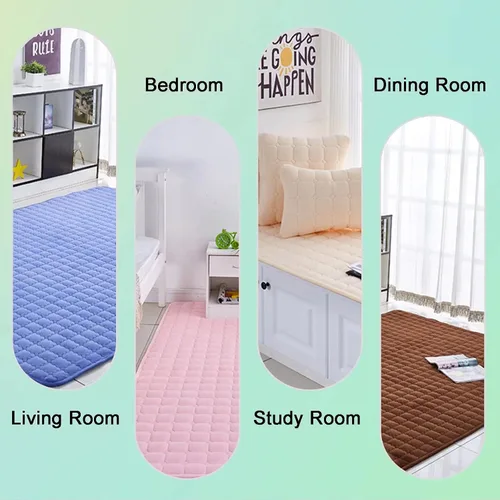 Miniatura 7 de KaYomax Tapete antideslizante de 28 x 83 pulgadas, para interiores y exteriores, para muebles de patio, sofá biplaza reclinable, sala, color beige