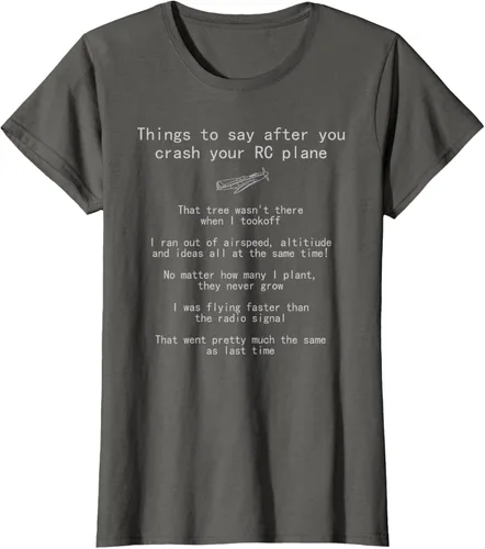 Miniatura 9 de Cosas que decir cuando te estrellas con tu camiseta RC Plane hobby