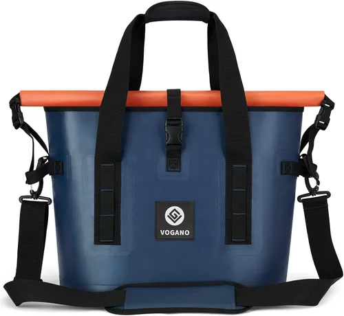 Miniatura 12 de Vogano Bolsa de enfriador suave de 40 latas - Bolsa de enfriador grande aislada a prueba de fugas con sello impermeable de rollo superior Hielera