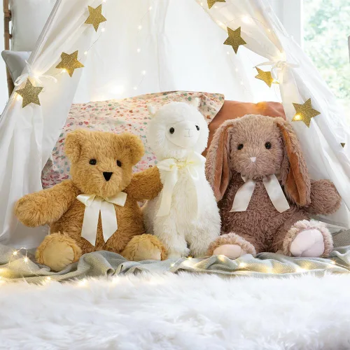 Miniatura 9 de Vermont Teddy Bear Animal de peluche de conejo, bonito juguete de peluche de 20 pulgadas, esponjoso, coleccionable y cómodo para niños y adultos