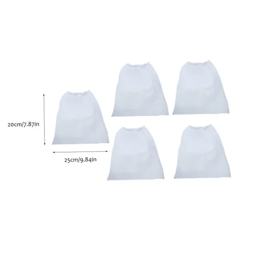 Miniatura 8 de FRCOLOR 5 Uds Herramientas de uñas Colector de polvo de uñas Herramientas de manicura Bolsa de succión de uñas Bolsa de colector de polvo de mesa