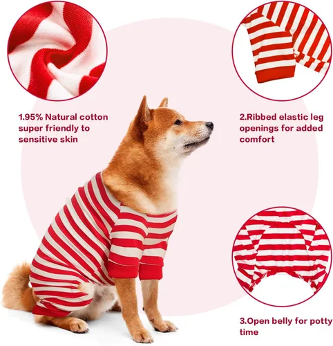 Miniatura 3 de Pijama para perros, pijamas para perros pequeños, pijamas de Navidad para perros, pijamas para perros y niñas, pijamas para perro, overol