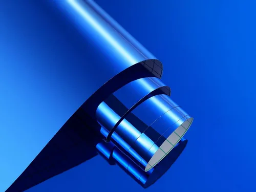 Decotalk Adhesivo de espejo azul para manualidades de 12 x 400 pulgadas, hoja de espejo adhesiva para manualidades, hojas de espejo azul, papel