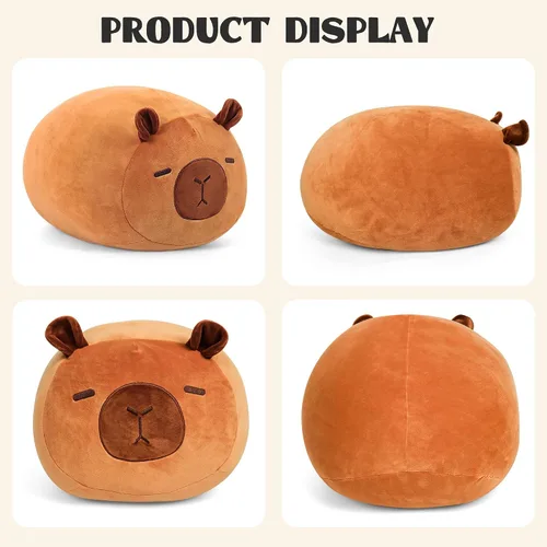 Miniatura 2 de Wepop Capybara - Peluche de 20 pulgadas, lindo peluche de Capybara, almohadas de peluche, regalos para niños, adultos, niños y niñas