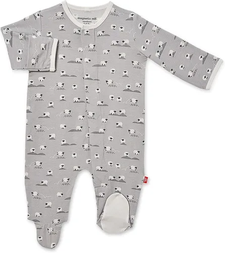 Miniatura 10 de Magnificent Baby Pijama de algodón con cierre magnético para niñas