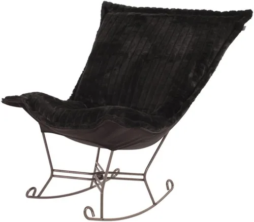 Miniatura 38 de Howard Elliott Collection Avanti Pecan - Silla de asiento oscilante con funda, silla multiusos de mariposa con marco de titanio, muebles de patio