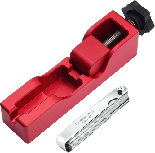 Kingson Herramienta universal para bujías con medidor de calibrador compatible con la mayoría de bujías de 0.394 in, 0.472 in, 0.551 in y 0.630 in
