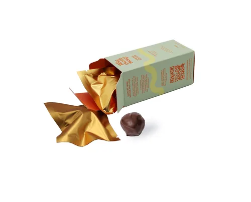 Miniatura 3 de Trufas de chocolate espresso Bajo en azúcar refinado, hechas con dátiles e ingredientes naturales Snack saludable para llevar 4 trufas/caja