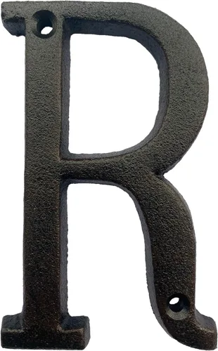 Miniatura 18 de BetLight Número de casa de hierro fundido de 5.5 pulgadas de alto, números de dirección de casa sólidos, elegante acabado marrón negro, fácil