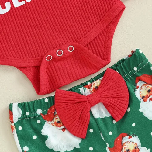 Miniatura 6 de Kuriozud Conjunto de pantalones acampanados para bebé recién nacida, con volantes, lindo conjunto de pantalones acampanados con diadema y ramitas