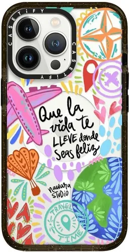 Miniatura 409 de Funda Impact de CASETiFY para iPhone 13 Pro Max con Magsafe - Estuche Claro Cuento de Invierno - Claro Negro Estuche transparente Winter Tale