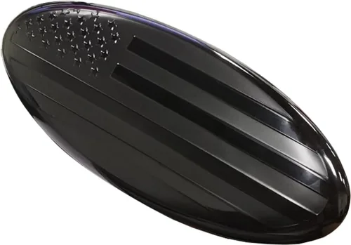 Miniatura 2 de Shenwinwin para emblema Ford, emblema negro de bandera americana de 7 pulgadas para parrilla delantera y portón trasero F150 para Explorer 04-10