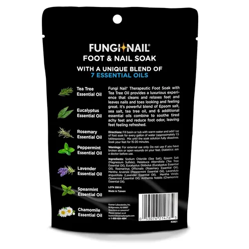 Miniatura 2 de Fungi-Nail Baño para pies y uñas con aceite de árbol de té - Hidrata, reduce el olor de los pies y calma los pies doloridos - Una mezcla terapéutica
