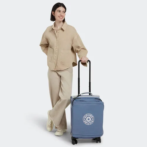 Miniatura 4 de Kipling Spontaneous S Softside Spinner Wheel Equipaje, tamaño cabina, correas elásticas, Cepillo Azul C