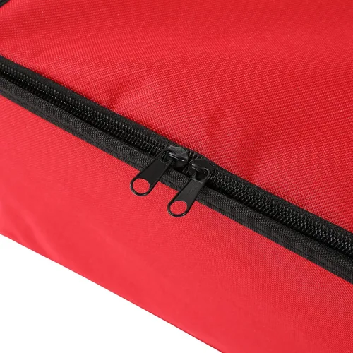 Miniatura 5 de Sattiyrch Caja de almacenamiento de adornos de Navidad, la caja contribuye con ranuras para 64 adornos navideños de 3 pulgadas debajo de la cama Rojo