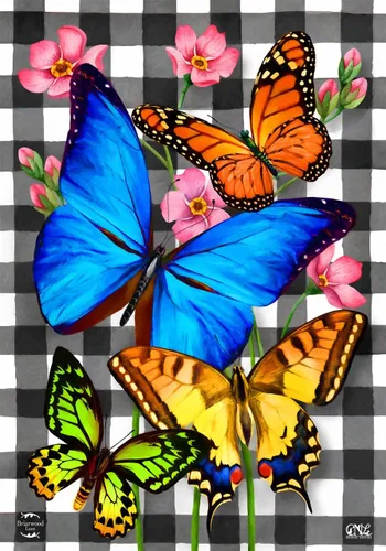 Miniatura 9 de Briarwood Lane Mariposas en el jardín Spring House Flag 04 - Mariposas