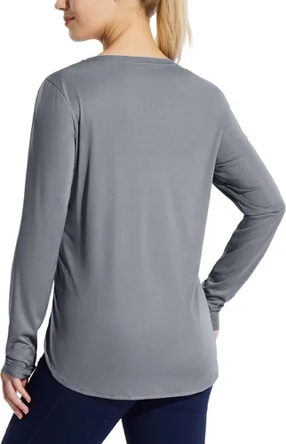 Miniatura 37 de BALEAF - Camisetas de sol de manga larga para mujer, con FPU 50+, para senderismo, ligeras, de secado rápido, protección contra rayos ultravioleta