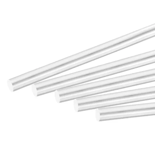Miniatura 8 de MECCANIXITY Varilla redonda sólida de aluminio de 0.236 in de diámetro, 13.780 in de longitud, para manualidades, paquete de 2