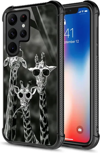 Miniatura 569 de CARLOCA Funda compatible con Samsung Galaxy S22 Ultra, diseño gráfico de Star Howling Wolfs Samsung Galaxy S22 Ultra, diseño gráfico, a prueba