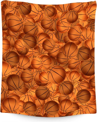 Miniatura 15 de Regalos de baloncesto para niños, manta de baloncesto para niñas y niños, mantas deportivas para jugadores, mantas de felpa para niños para sofá