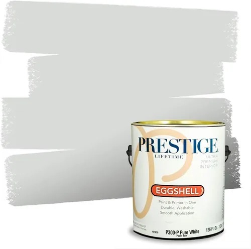 Miniatura 177 de PRESTIGE Paints - Pintura interior e imprimación en uno, 1 galón, cáscara de huevo, pimienta envejecida