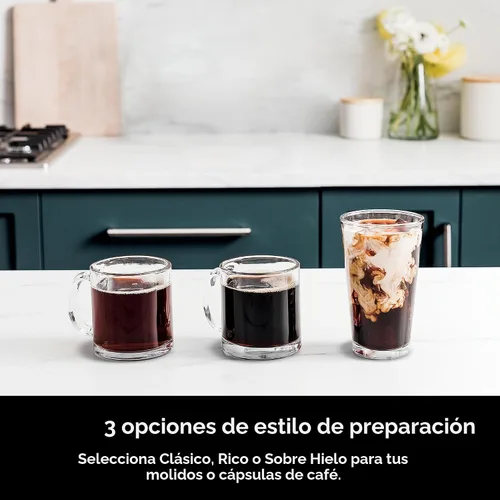 Miniatura 3 de Ninja Cafetera de goteo Máquina de café DualBrew Pro caliente y helada Uso con cápsulas de café K-Cup 3 estilos de preparación
