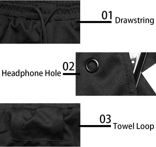 Miniatura 5 de JWJ Men's 2 in 1 Workout Running Shorts 7 Inch Lightweight Athletic Gym Shorts with Compression Liner