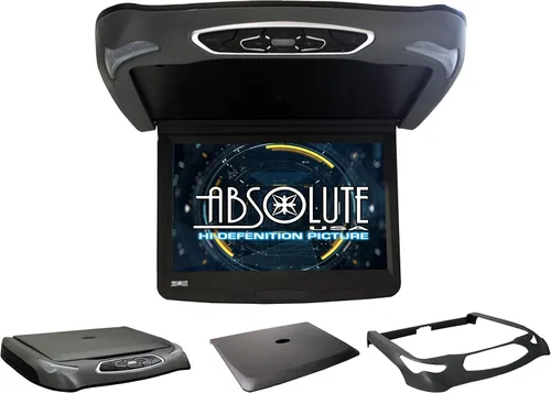 Miniatura 4 de Absolute DFL14HD - Monitor de reproductor de DVD para montaje en techo de automóvil, pantalla superior abatible de 14 pulgadas, entrada de tarjeta