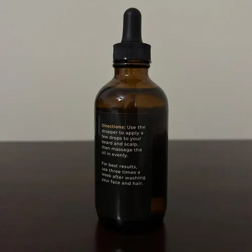 Miniatura 6 de Aceite para barba para hombres y cuidado del cuero cabelludo, mezcla de aceite de aguacate, jojoba y romero, acondicionador de barba para suavizar