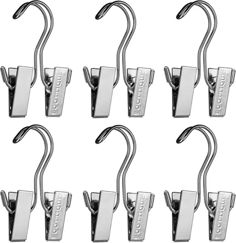 Boottique Juego de 6 ganchos adicionales para botas, solo sujeta, da forma y protege la mayoría de los estilos de botas (6 ganchos plateados