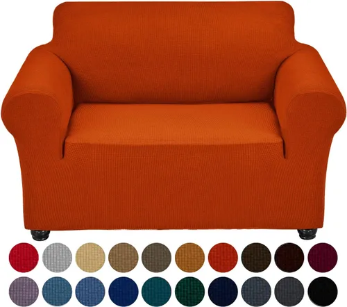 Miniatura 19 de Joccun Funda Elástica para Silla Sofá, Funda de Sofá de 1 Pieza Tela Jacquard de Spandex con Parte Inferior Elástica, Protector de Muebles Lavable