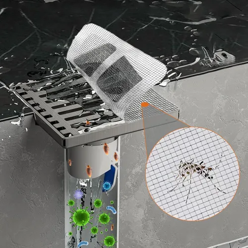 Miniatura 2 de Adhesivos desechables para drenaje de pelo, nueva actualización desechable para suelos y duchas, protector de drenaje de ducha de baño con cubierta