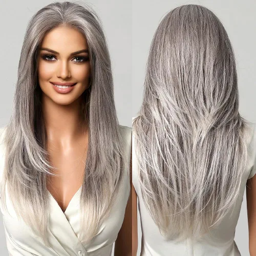 Miniatura 10 de testar 613 - Peluca de encaje frontal de 13 x 6, pelucas largas rubias para mujer, peluca de encaje transparente HD, peluca rubia platino, peluca