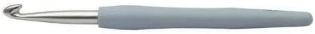Miniatura 5 de Knitter-s Pride Waves Gancho de plata de un solo extremo, M-13 US / 0.354 in - Iris